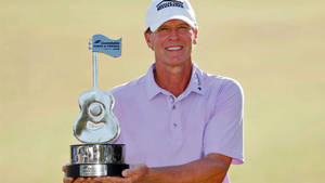 John Huston With A Trophy Wallpaper