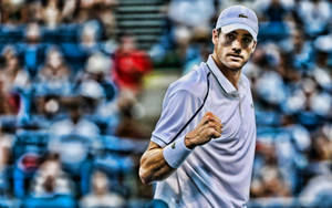 John Isner With Closed Fist Wallpaper