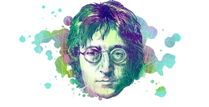 John Lennon Artwork Wallpaper
