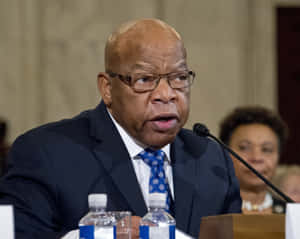 John Lewis Speaking In Court Wallpaper