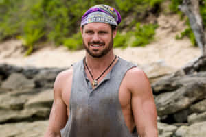 John Morrison Actor Outdoor Setting Wallpaper