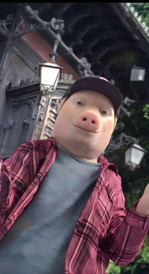 John Pork Character Style Wallpaper