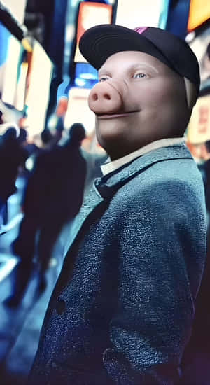 John Pork Urban Nightlife Wallpaper