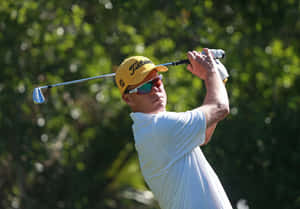 John Senden Wearing Yellow Cap Wallpaper