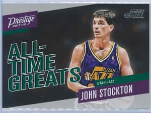 John Stockton All-time Great Artwork Wallpaper