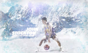 John Stockton Utah Jazz Vector Art Wallpaper