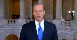 John Thune Looking At The Camera Wallpaper