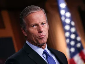John Thune With Serious Facial Expression Wallpaper