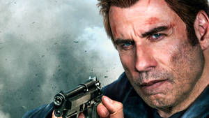 John Travolta Hollywood Action Star Wallpaper