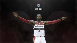 John Wall Angel Illustration Wallpaper