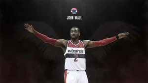 John Wall Angel Illustration Wallpaper