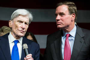 John Warner And Mark Warner Together Wallpaper