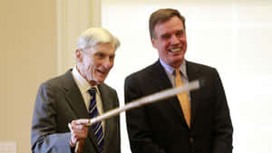 John Warner With Mark Warner Wallpaper