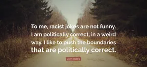 John Waters Political Correctness Quote Wallpaper