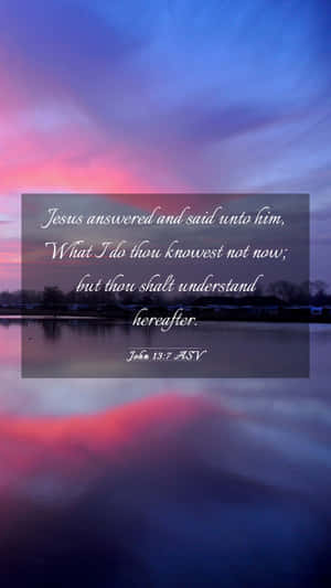 John137 Inspirational Verse Sunset Wallpaper