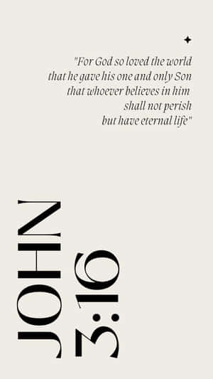 John316 Biblical Verse Wallpaper