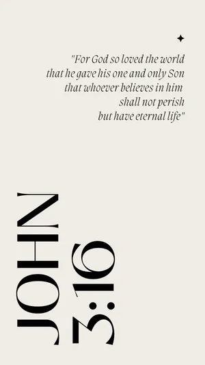 John316 Biblical Verse Wallpaper