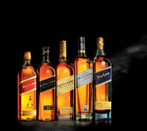 Johnnie Walker Label Bottles Wallpaper