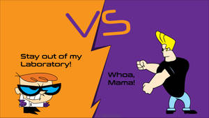 Johnny Bravo Vs. Dexter Wallpaper