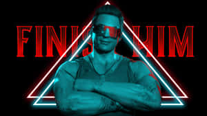 Johnny Cage In Action - A Fighter, A Showman Wallpaper