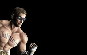 Johnny Cage Unleashes His Power Wallpaper