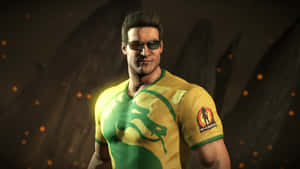 Johnny Cage Unleashes His Power In Mortal Kombat Wallpaper