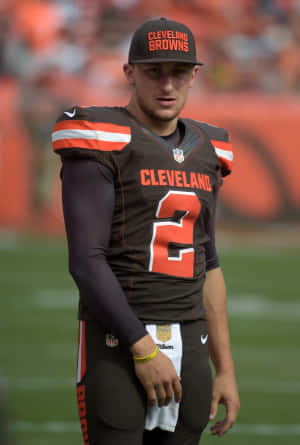 Johnny Manziel Cleveland Browns Uniform Wallpaper