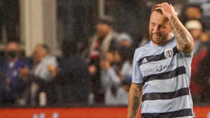 Johnny Russell Sporting Kansas City Versus La Galaxy Wallpaper