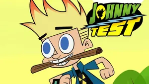 Johnny Test And Dukey In Action Wallpaper