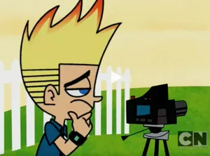 Johnny Test And Dukey In Action Wallpaper