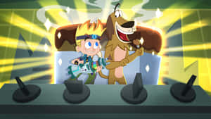 Johnny Test And Friends In Action Wallpaper