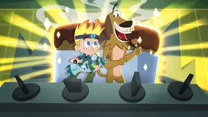 Johnny Test And Friends In Action Wallpaper