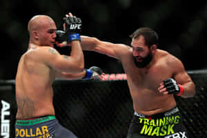 Johny Hendricks Punching Robbie Lawler Wallpaper