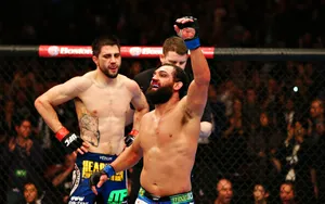 Johny Hendricks Win Against Carlos Condit Wallpaper