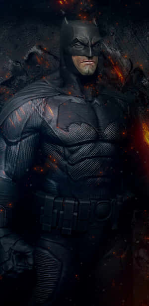 Join Batman's Journey As He Uses His Android Against Evil. Wallpaper