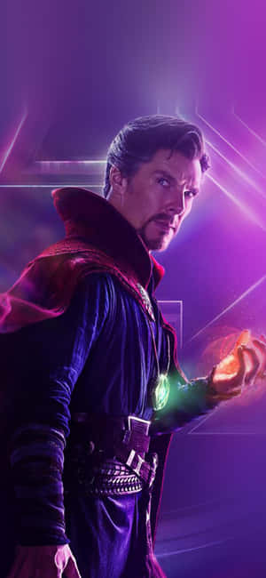 Join Doctor Strange On His Mystical Iphone Adventure Wallpaper