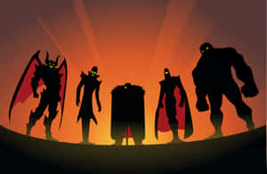 Join Forces With Your Favorite Supervillains And Battle For World Domination! Wallpaper