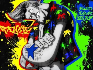 Join Franky On An Epic Adventure. Wallpaper