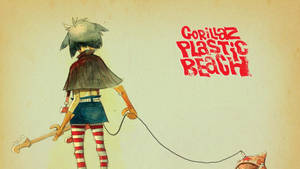 Join Gorillaz On The Plastic Beach Wallpaper