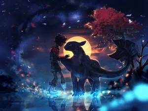 Join Hiccup And Toothless In Their Exciting Journey Across The Skies In How To Train Your Dragon 4k. Wallpaper