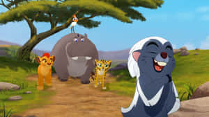 Join Kion And The Lion Guard To Protect The Pridelands Wallpaper