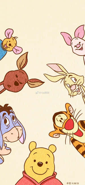 Join Pooh Bear And Friends On A Magical Adventure Through The Hundred Acre Wood! Wallpaper