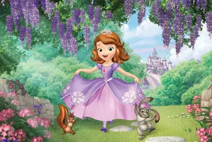 Join Sofia The First In Her Magical World Wallpaper