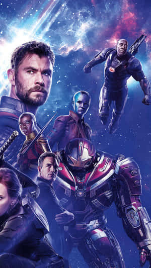 Join The Avengers Force With The Avengers Endgame Iphone! Wallpaper