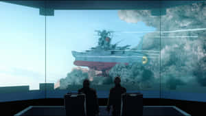 Join The Crew Of The Space Battleship Yamato Wallpaper