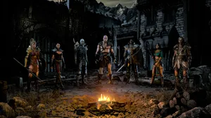 Join The Legions Of Players In The Classic Computer Game Diablo 2 Wallpaper