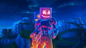 Join The Party With Fortnite's Marshmello! Wallpaper