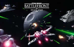 Join The Rebel Squadron In The Epic Battle Of The Trench Run Wallpaper