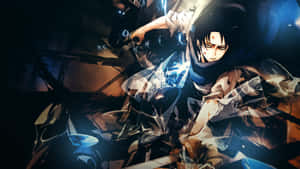 Join The Scout Regiment With Levi Ackerman Wallpaper