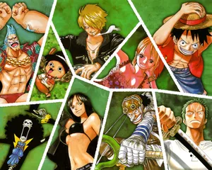 Join The Straw Hat Pirates On An Epic Adventure Wallpaper